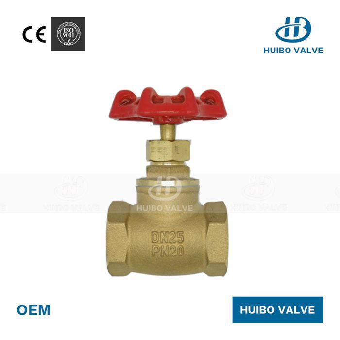 Forged brass stop valve